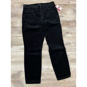 Juicy Couture California Skinny Corduroy Pants Black Stretchy Women’s Sz 16